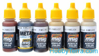 MIG (AMMO)  7112 Smart Set. Tool colors