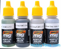 MIG (AMMO)  7204 Air Set. MiG & SU Figters colors