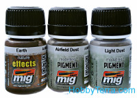 MIG (AMMO)  7421 Weathering Set. Airplanes dust effects