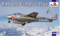 D.H.100 Vampire Mk6 RAF jet fighter