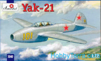 Yakovlev Yak-21 Soviet jet fighter