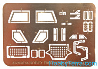 Armada Hobby  M72234 LMTV armored cab & Mobile gas station (resin kit & PE set)