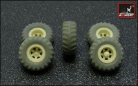 KrAZ-255B off-road truck VI-3 type wheels set