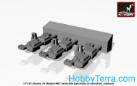 Armory  AC7334c 1:72 tracks (hollow teeth) M1 Abrams series late type w/ drive wheels