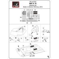 Armory  AR pe7243 KV-1/2 detailing set (universal)