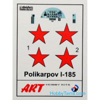 ART Model  7206 Polikarpov I-185 Soviet fighter