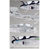 Authentic Decal  7250 Modern US NAVY EA-6B Prowler VAQ-135 "Black Ravens" Last Ride