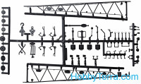 AVD Models  1164 Truck crane K-51 (MAZ-200), 1951