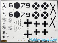 Avis  72010 Messerschmitt Bf-109 D-1 WWII German fighter