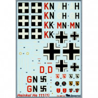 Decal 1/72 for Heinkel He-111, Part 1