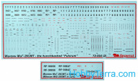 Begemot  72034 Decal 1/72 for MiG-29SMT - the hunchbacked "Fulcrum"