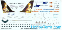 Decal 1/144 for Embraer 170 LOT Malopolska