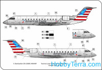 Big Planes kits  14402 Bombardier CRJ 200 American Eagle