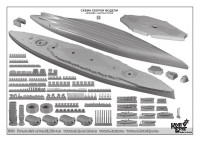 Combrig  3536FH German Bayern Battleship, 1916 (Full Hull version)<span style="color: #ff0000"> FREE SHIPPING</span>