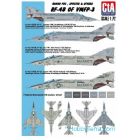 Decal 1/32 for RF-4B of VMFP-3