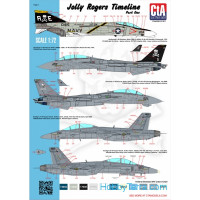 CTA  7203 Decal 1/72 "Jolly Rogers Timeline", part 1