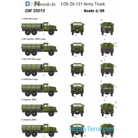 DAN models  35015 Decal 1/35 for army truck ZiL-131