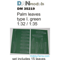 Palm leaves type #1, Green