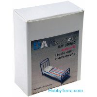 DAN models  35250 Military beds with mattress and pillow, 2pcs