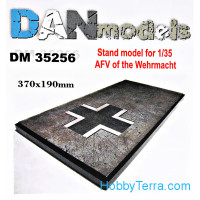 Display stand. AFV of the Wehrmacht, 190x370mm