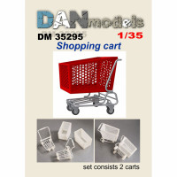Accessories for diorama. Shopping cart 2 pcs