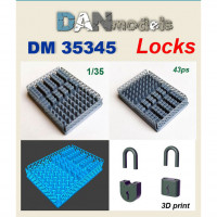 Padlocks, 43 pcs