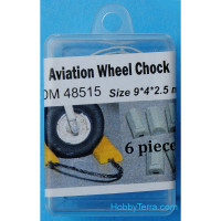 DAN models  48515 Aircraft wheel chocks #6, 6 pcs