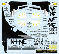 Authentic Decal  4830 Modern US NAVY E-2C Hawkeye/Hawkeye 2000, Pacific Fleet