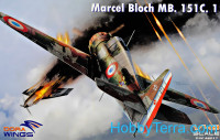 Bloch MB.151C.1 WWII French interceptor
