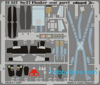 Eduard  EDBIG-3218 Photo-etched set BIG-ED 1/32 Su-27B Flanker, for Trumpeter kit