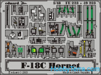 Eduard  4807 Photo-etched set BIG-ED 1/48 F-18C HORNET, for Hasegawa kit