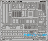 Eduard  BIG4979 Photo-etched set BIG-ED 1/48 Ju 87D-5, for Italeri kit