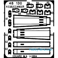 Eduard  48130 Photo-etched set 1/48 Bucaneer Exterrior, for Airfx kit