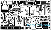 Photo-etched set 1/48 Hurricane Mk.I, for Airfx kit