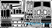 Photo-etched set 1/48 UH-1N, for Italeri kit