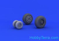 Brassin Wheels set 1/48 Tornado IDS, for Revell kit