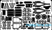 Photo-etched set 1/72 Ar-234 B2, for Dragon kit