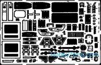 Photo-etched set 1/72 UH-1B, for Italeri kit