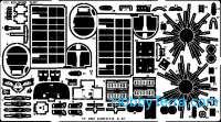 Photo-etched set 1/72 C-47 Dacota, for Italeri kit