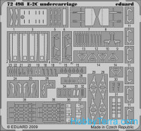Photo-etched set 1/72 E-2C undercarriage, for Hasegawa kit