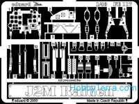 Photo-etched set 1/48 J2M Raiden, for Hasegawa kit