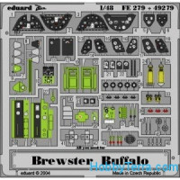 Photo-etched set 1/48 Brewster Buffalo, for Tamiya kit