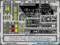 Photo-etched set 1/48 B-25G, for Academy kit