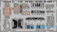 Photo-etched set 1/48 Bf 109F-4 Color, for Zvezda kit