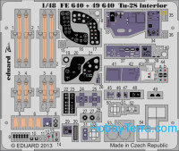 Photo-etched set 1/48 Tu-2S interior, for Xuntong kit