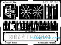 Photo-etched set 1/72 MiG-21PF/PFM, for Bilek kit