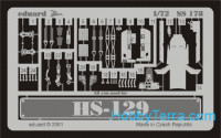 Photo-etched set 1/72 Hs-129, for Italeri kit