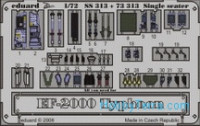 Photo-etched set 1/72 EF-2000 Typhoon Color, for Revell kit