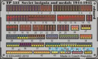 Photo-etched set 1/35 Soviet insignia and medals 1944-1945