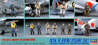 WWII Pilot Figure Set (JAP, GER, US, RAF)